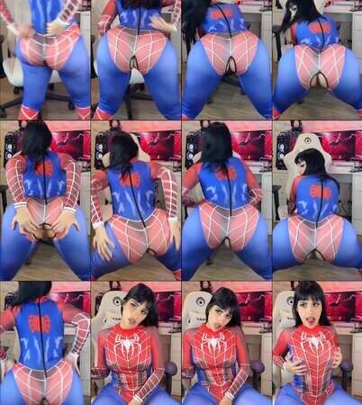 سكس جامد جسم مالوش حل ببدلة سبايدر مان